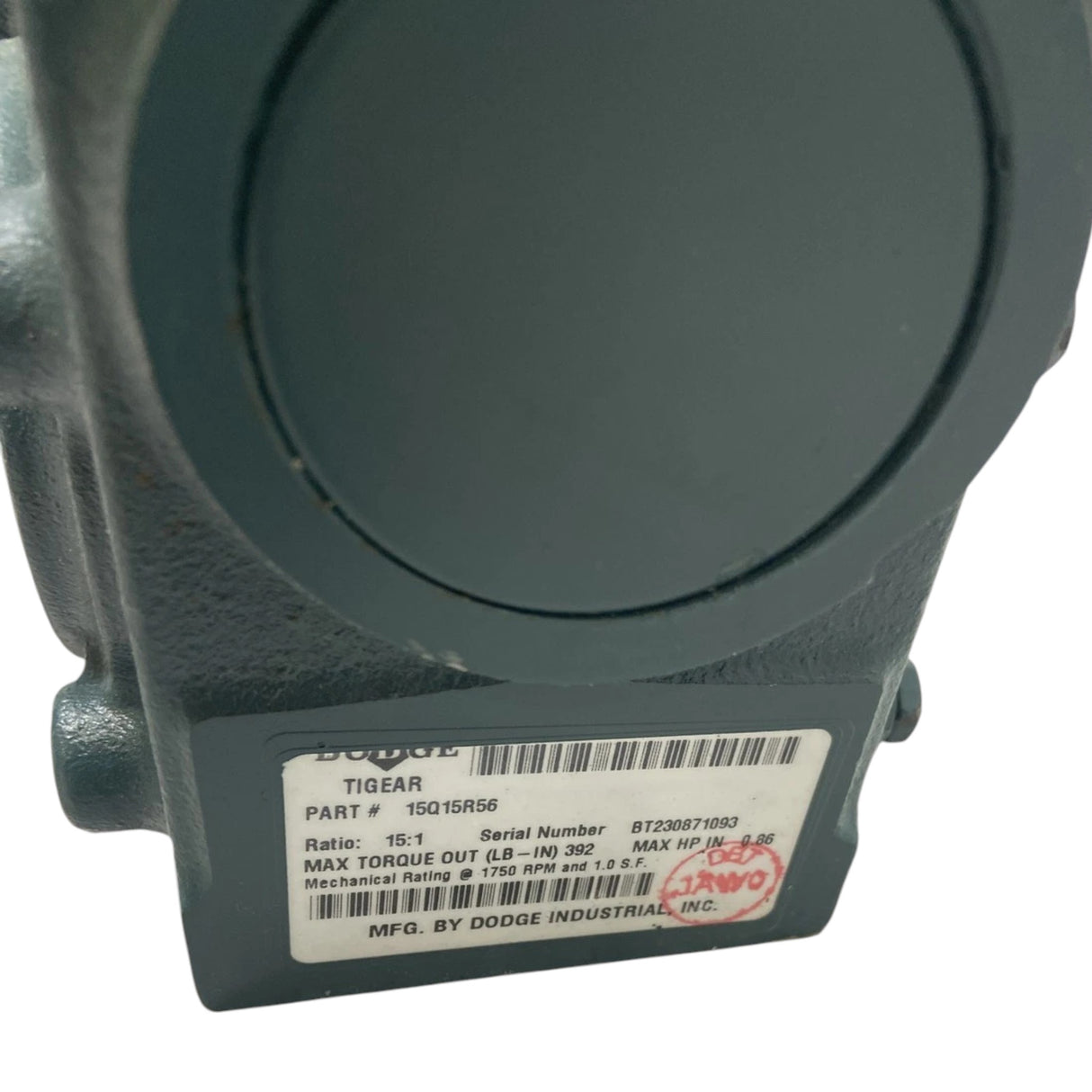 15Q15R56 Dodge Right Angle Worm Gear Speed Reducer