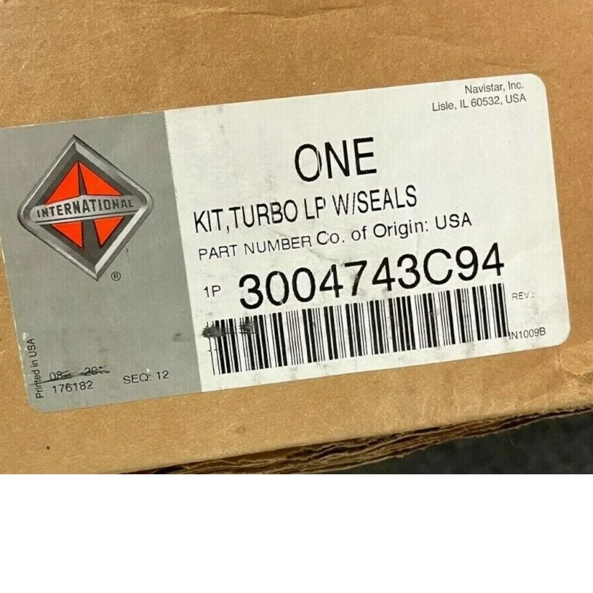 3004743C91 Genuine International Turbocharger - Truck To Trailer