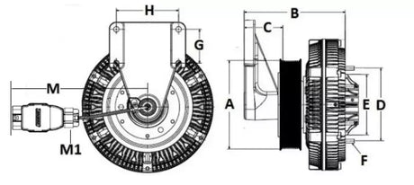 9910230 Genuine Horton Fan Clutch Assembly - Truck To Trailer