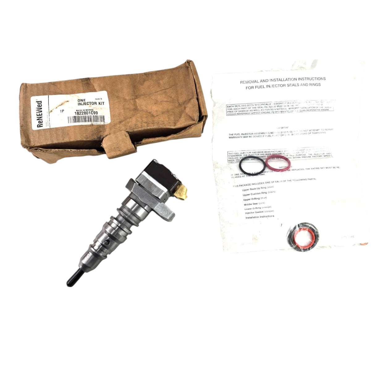 1822801C98 Genuine International Fuel Injector