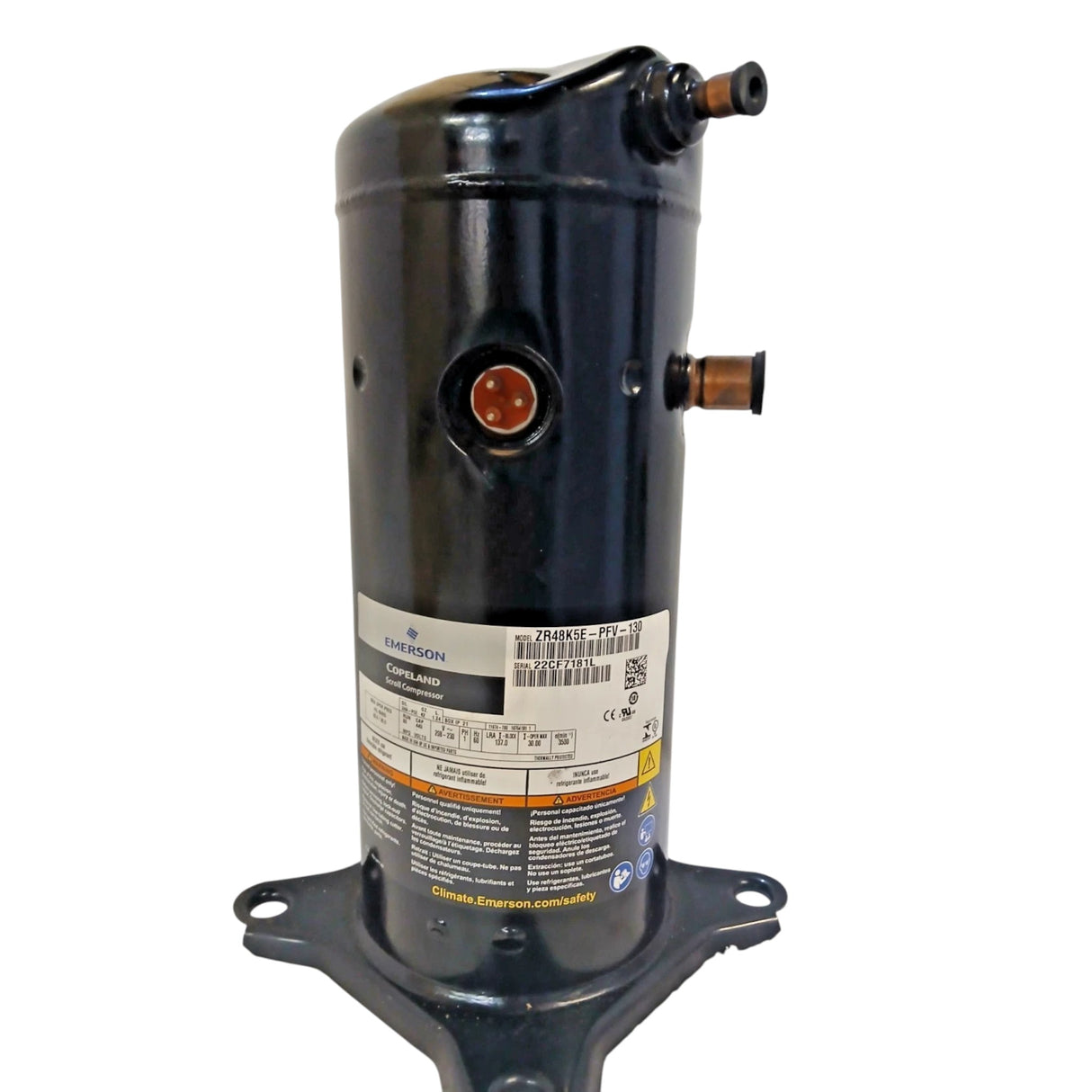 ZR48K5EPFV130 Copeland Scroll Compressor