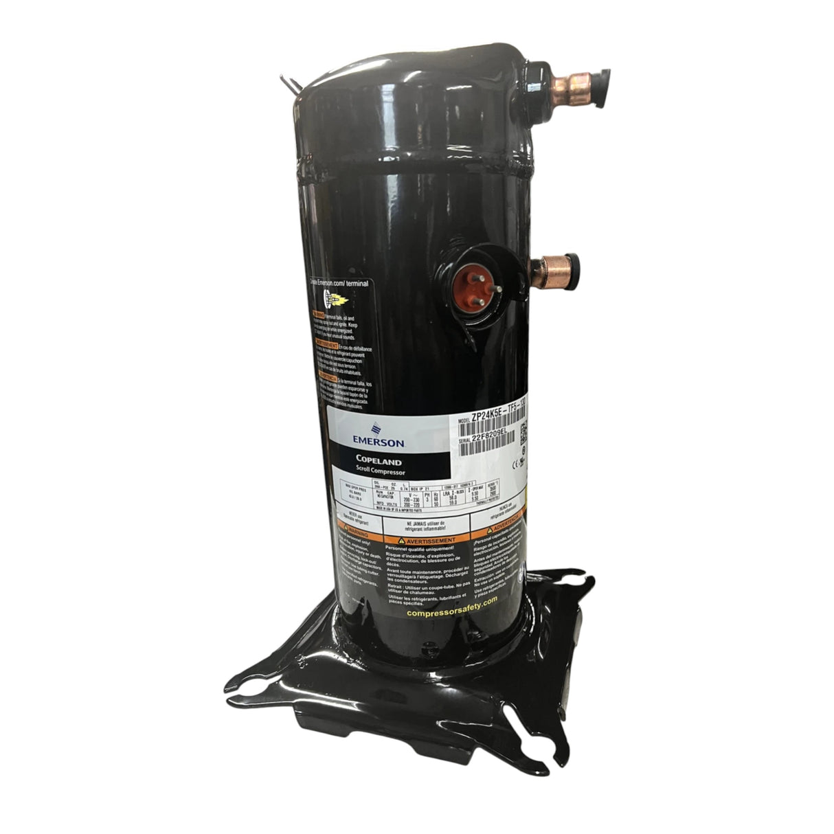 ZP24K5E-TF5-130 Genuine Copeland Scroll Compressor