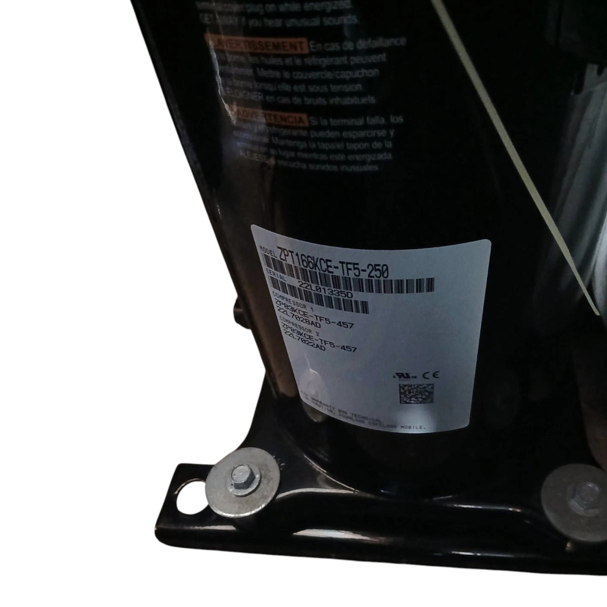 ZPT166KCE-TF5-250 Genuine Copeland Scroll Compressor