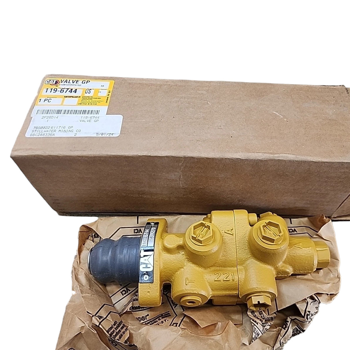 119-6744 Genuine CAT Valve Group-Brake Control