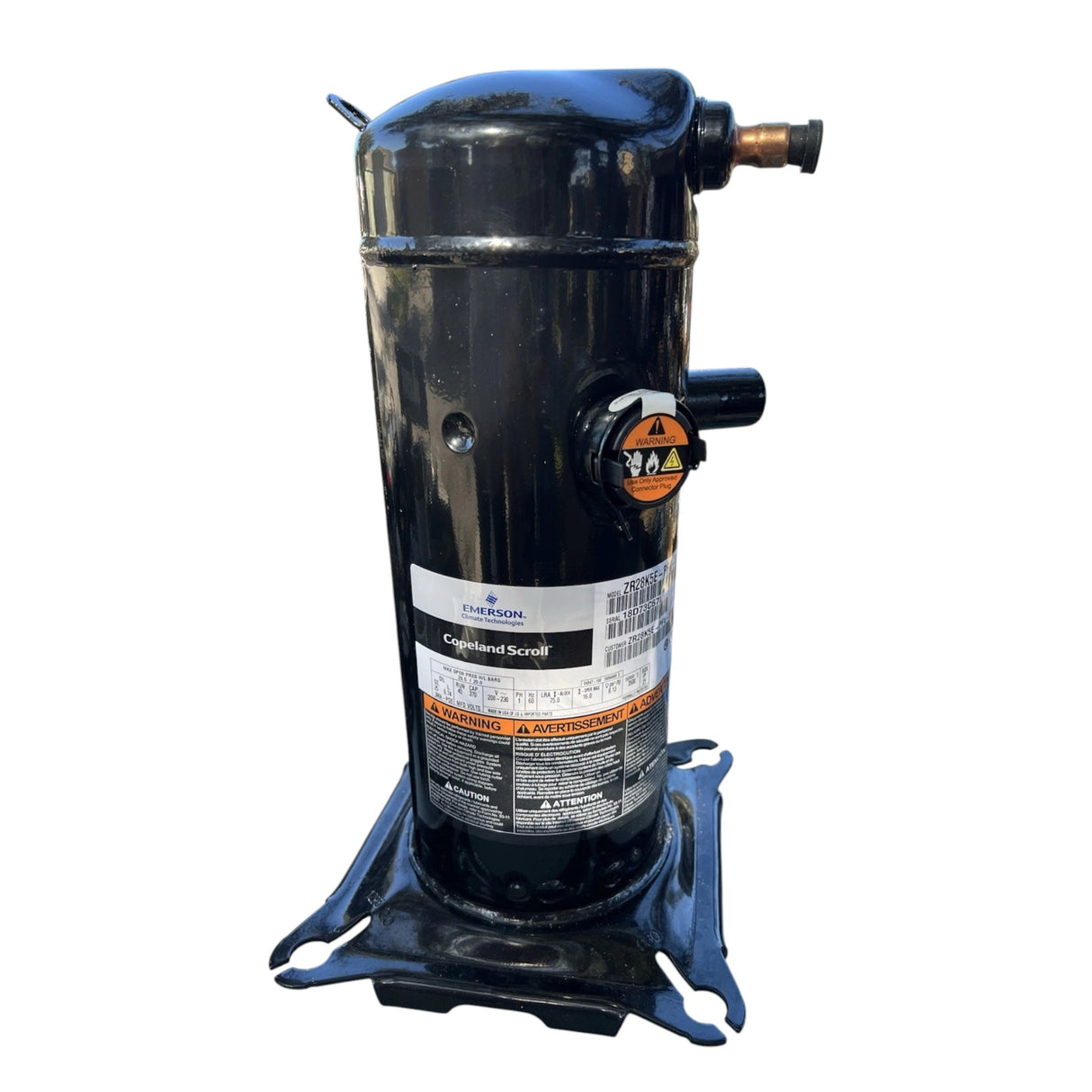 ZR28K5E-PFV-830 Genuine Copeland Scroll Compressor