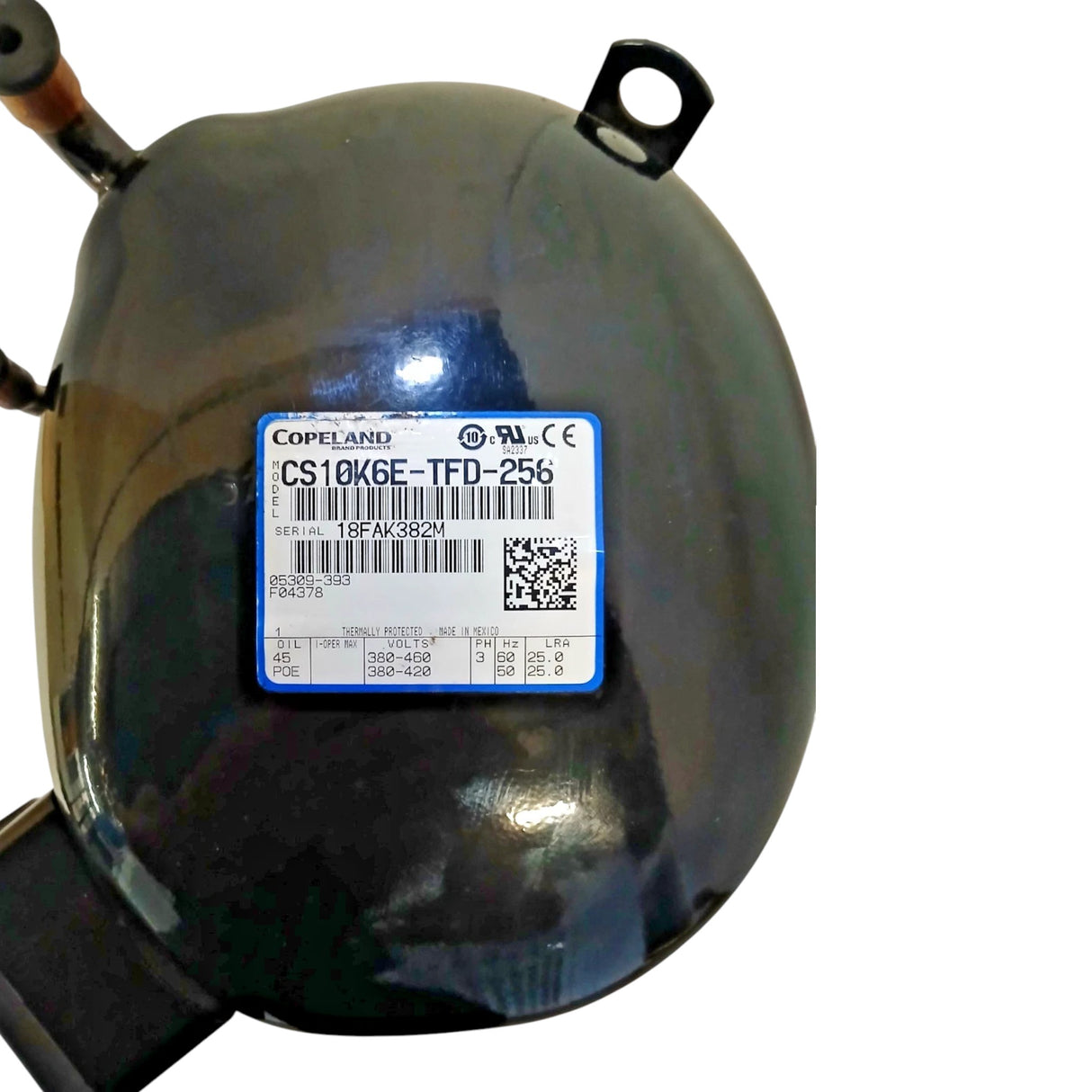 CS10K6E-TFD-256 Copeland Hermetic Reciprocating Compressor