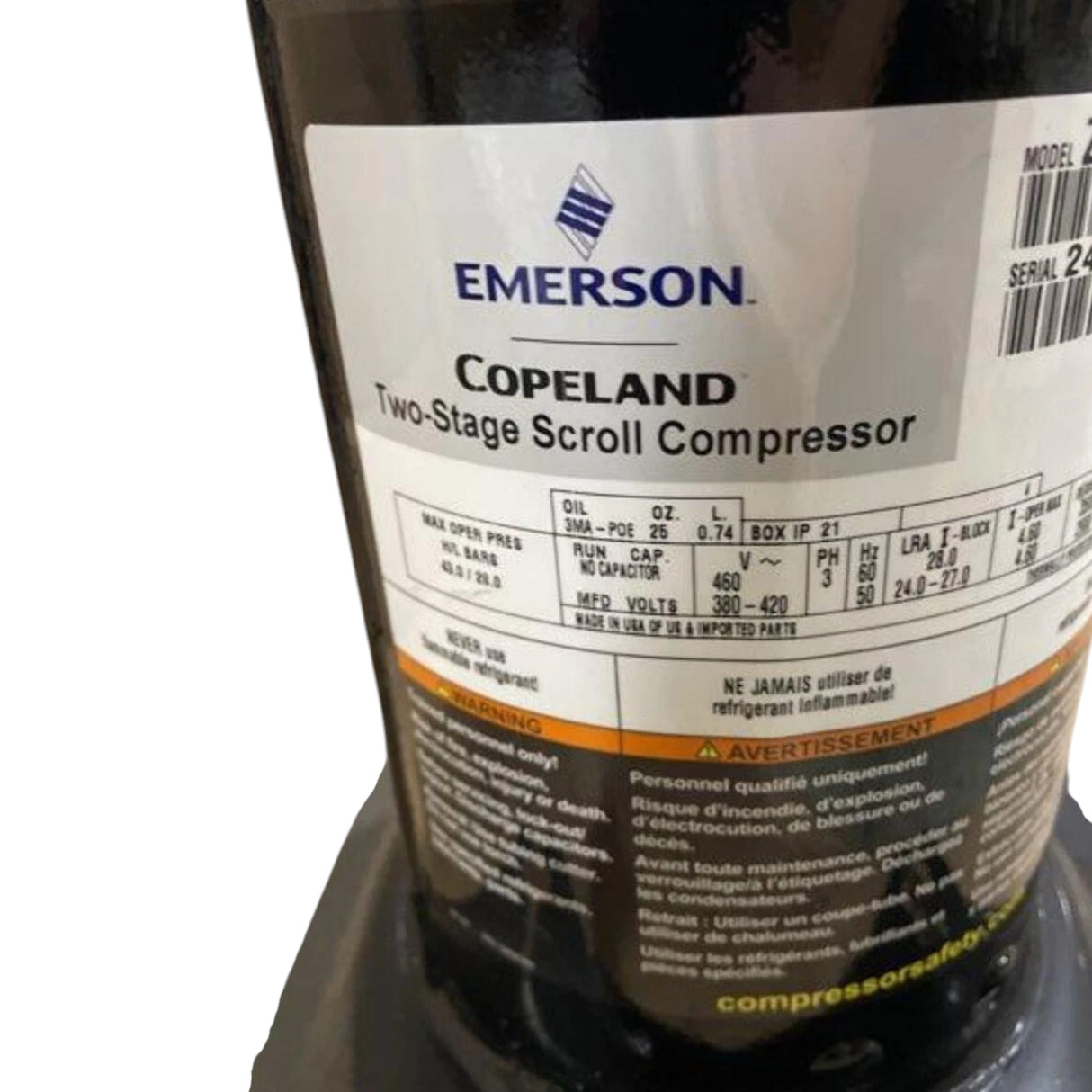 ZPS20K5ETFD130 Genuine Copeland Scroll Compressor