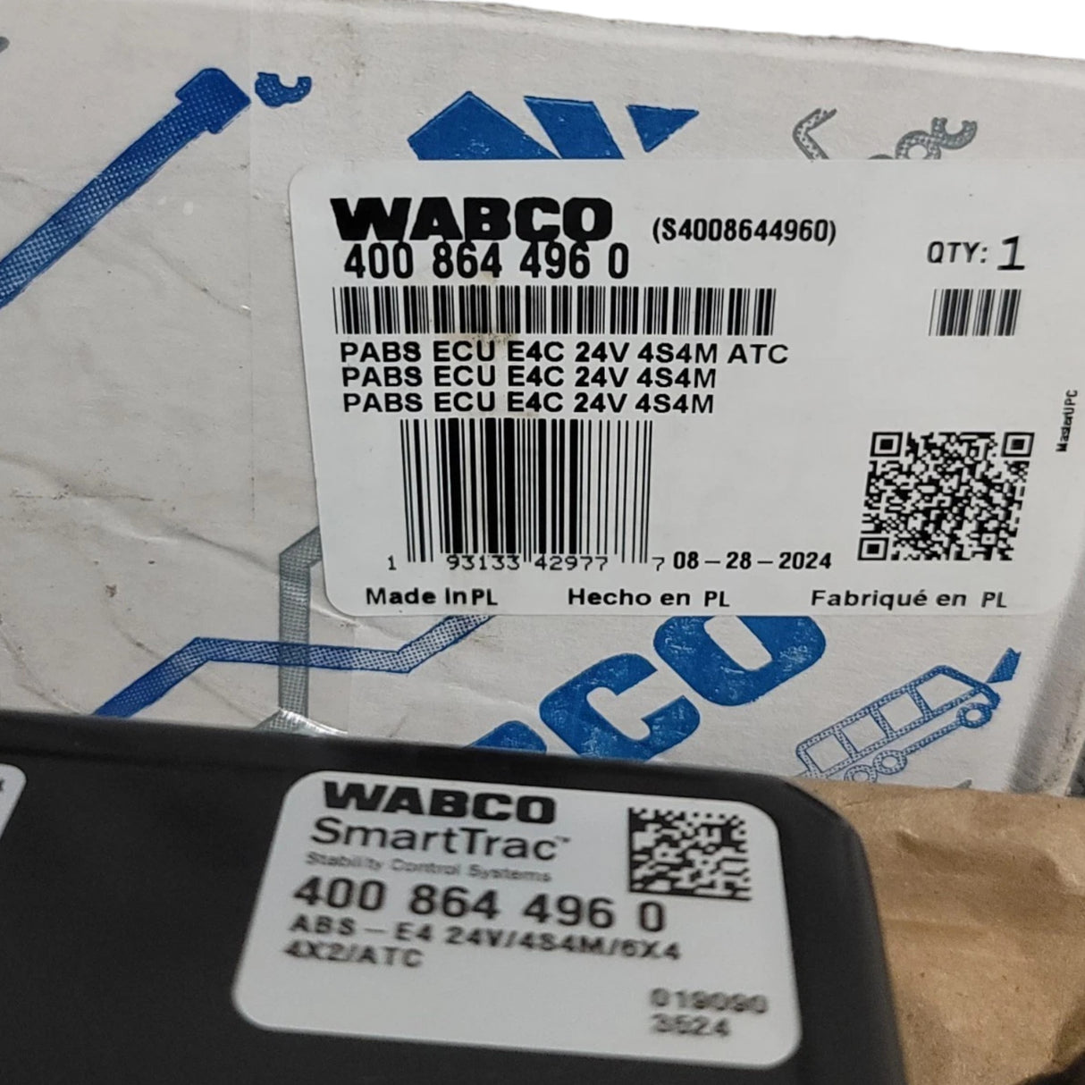 400 864 496 0 Genuine Wabco ABS Electronic Control Unit