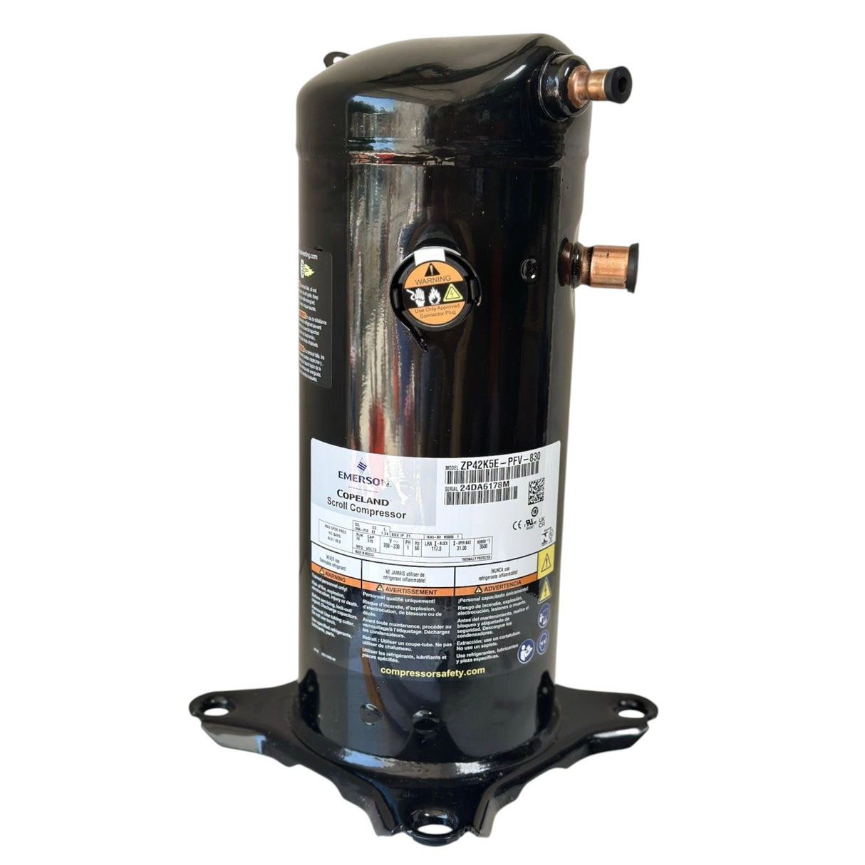 ZP42K5E-PFV-830 Genuine Copeland Scroll Compressor