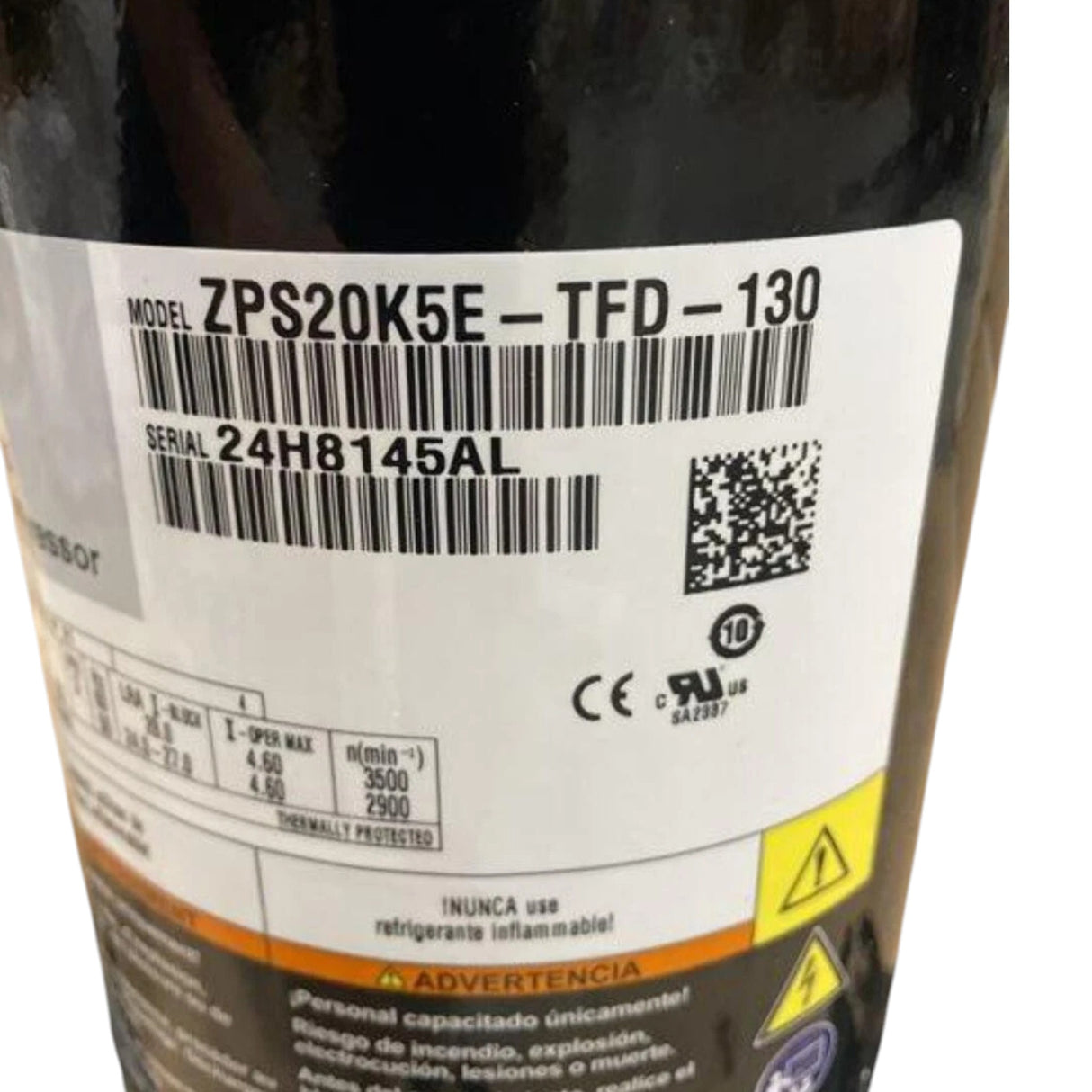 ZPS20K5ETFD130 Genuine Copeland Scroll Compressor