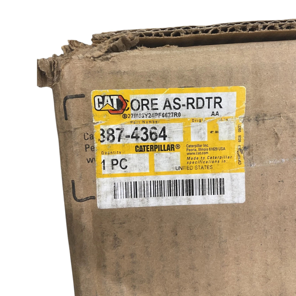 3874364 Genuine CAT Radiator Core