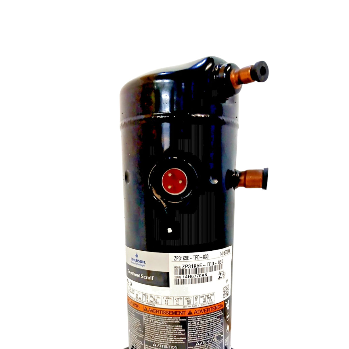 ZP31K5E-TFD-830 Copeland Scroll Compressor