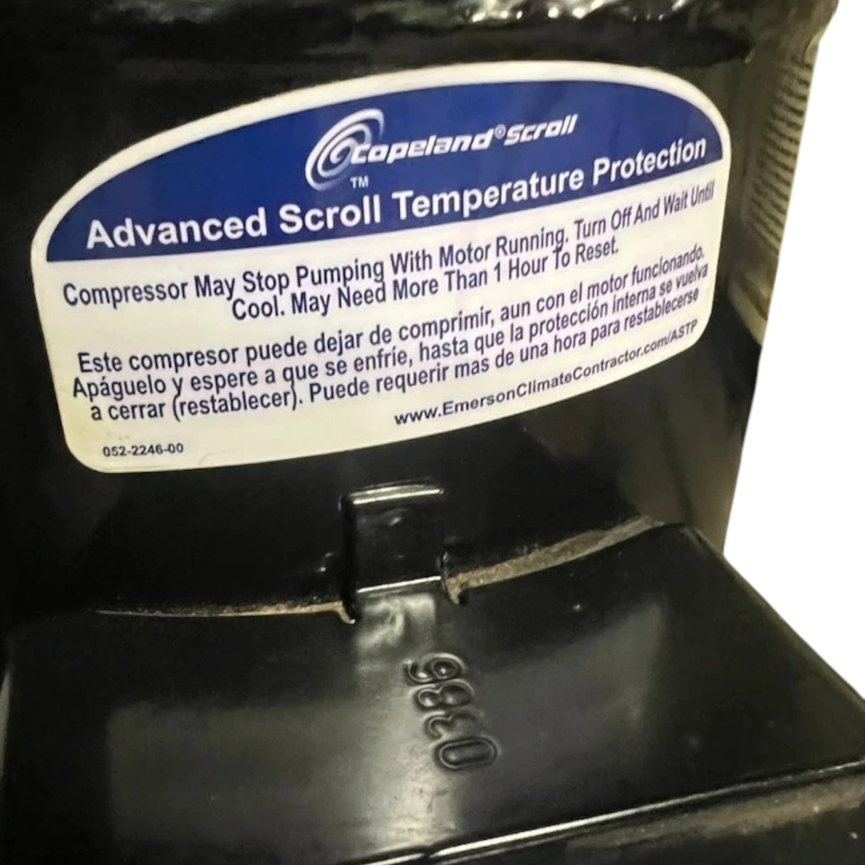 ZB76KCETF5931 Copeland Scroll Compressor