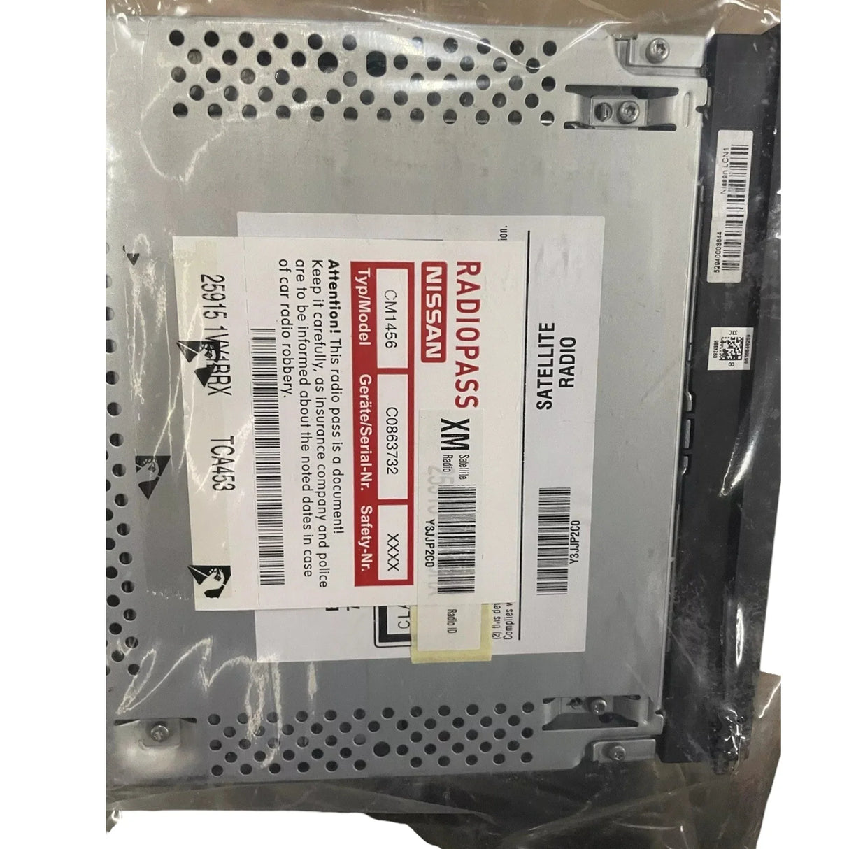 25915-1VY1BRX Nissan Control Assembly Navigation - Truck To Trailer