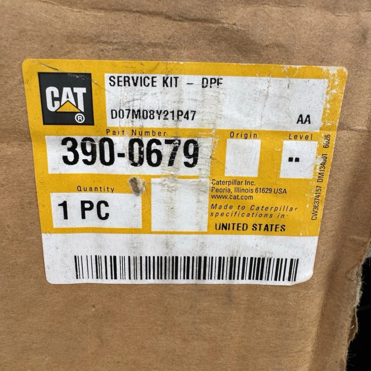 3900659 Genuine Caterpillar DPF Diesel Particulate Filter