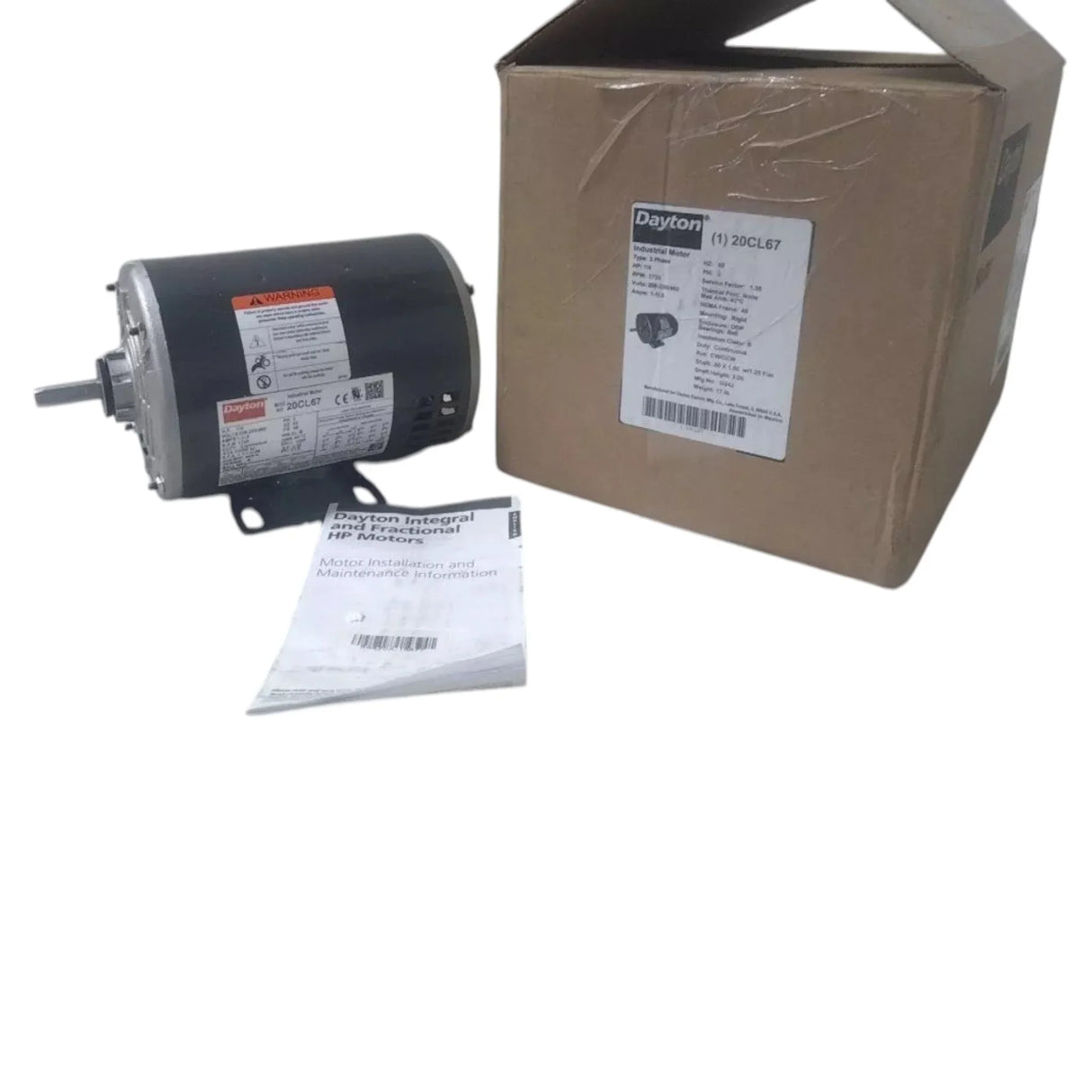 103817.00 Dayton General Purpose Motor - Truck To Trailer