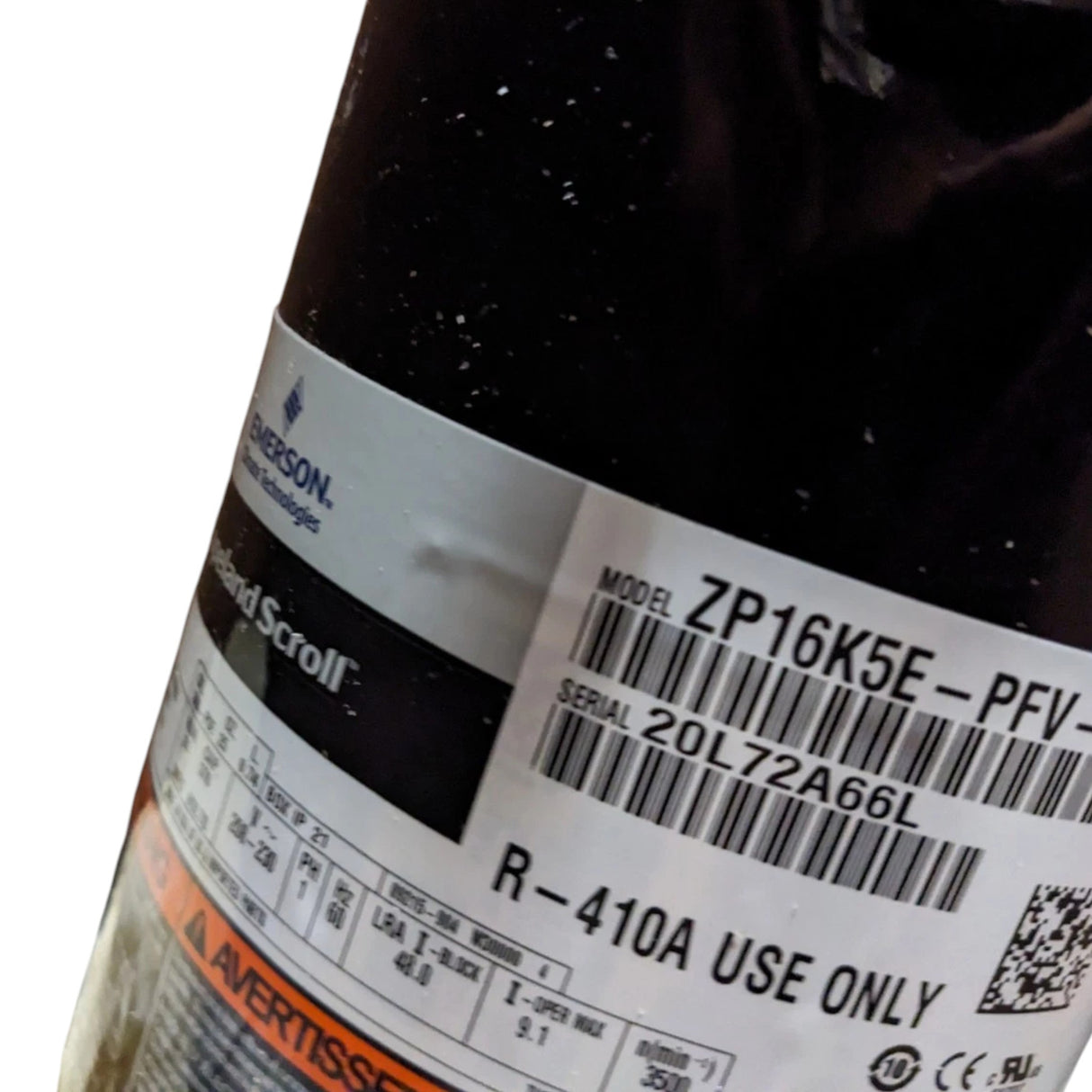 ZP16K5EPFV130 Genuine Copeland Scroll Compressor