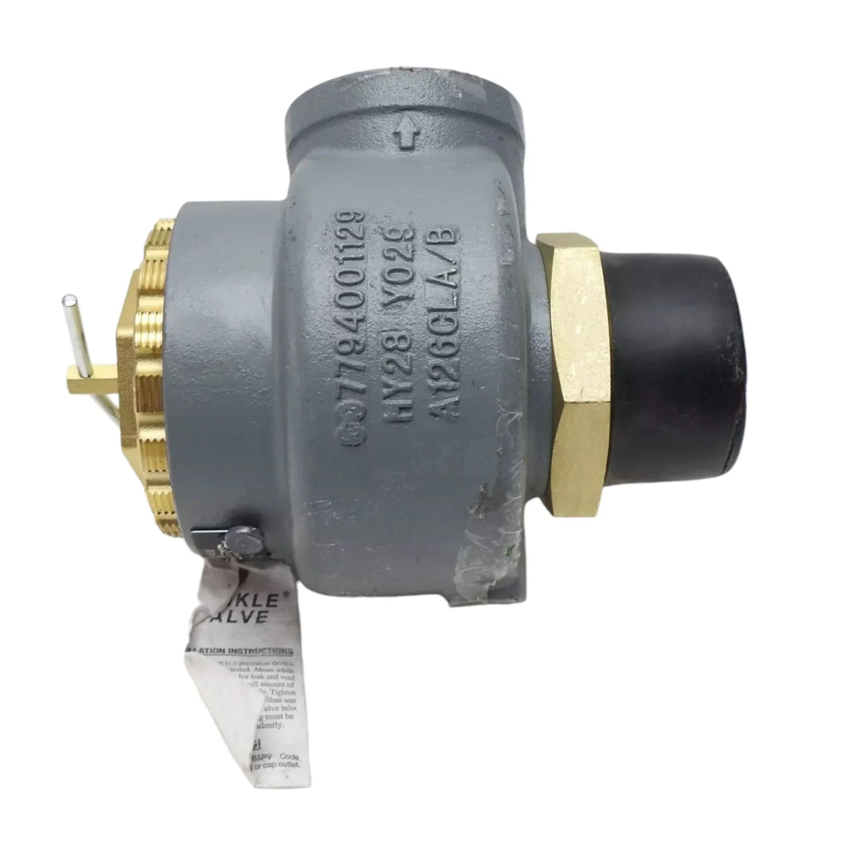 0337-J01ANE Kunkle Safety Valve 2-1/2" Inlet CRN0G0787.5C Model 337 - Truck To Trailer