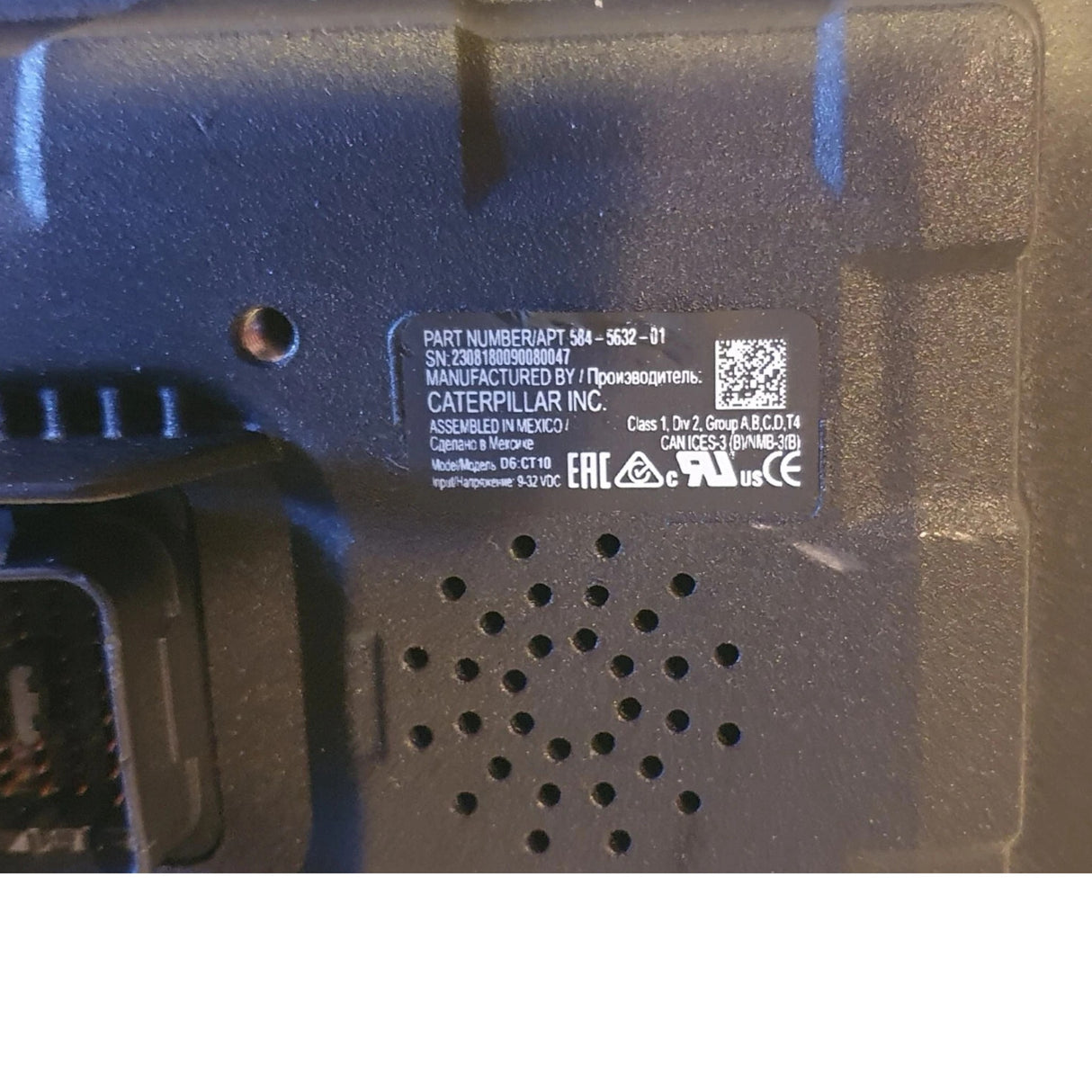 5845632 Genuine Caterpillar 10 inch Touchscreen Display Monitor