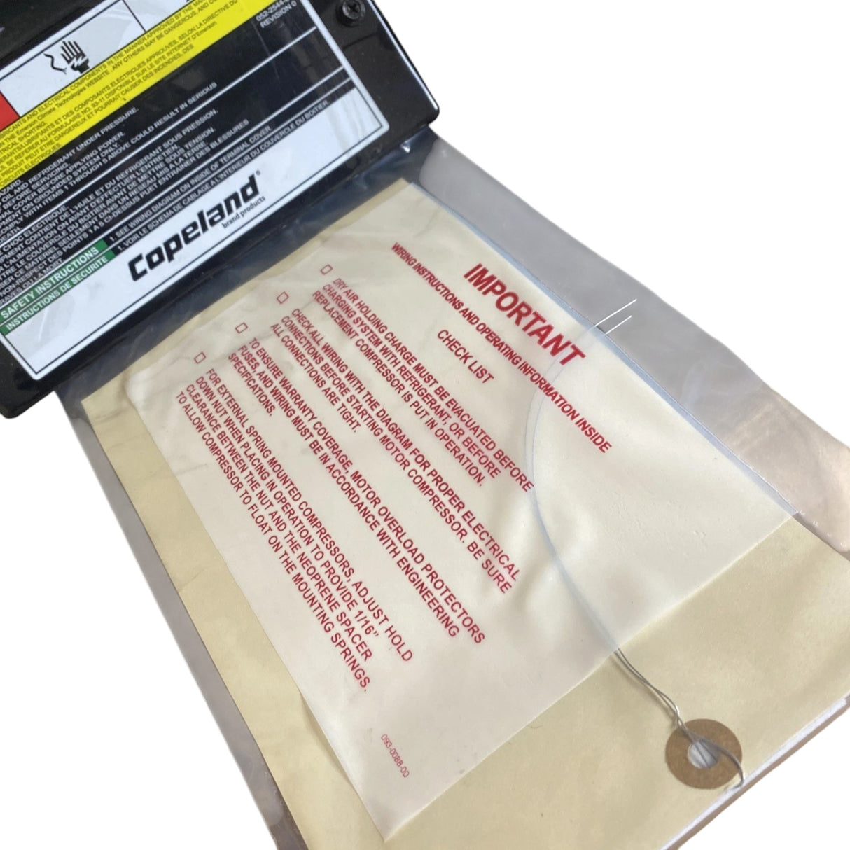 EAVB021ECAV800 Genuine Copeland Semi-Hermetic Compressor