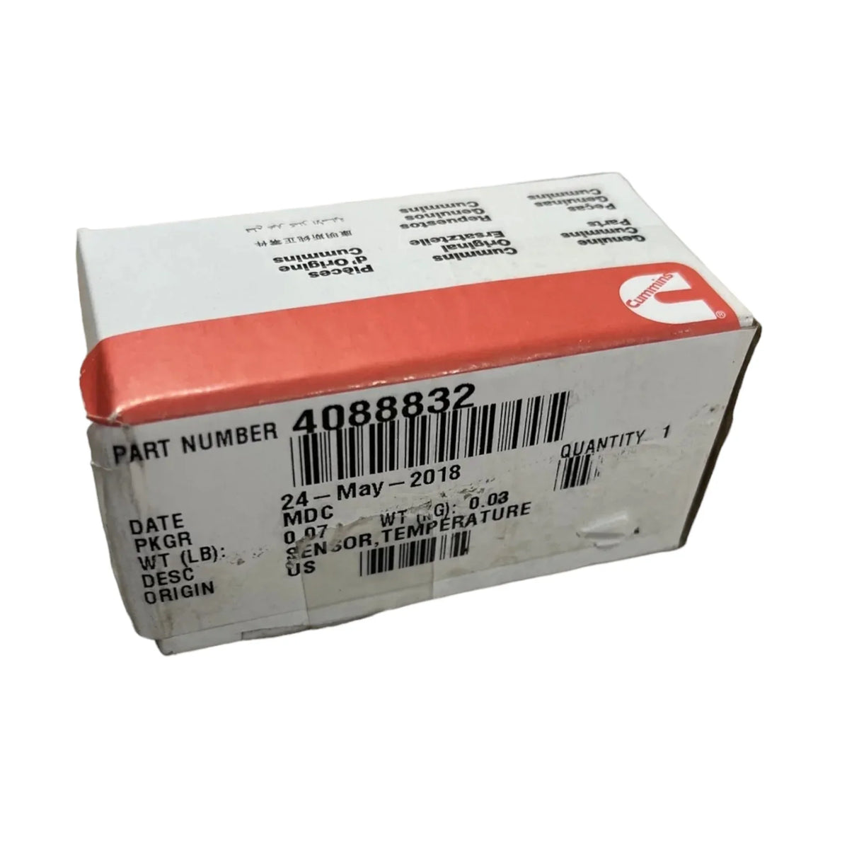 4088832 Genuine Cummins Temperature Sensor - Truck To Trailer