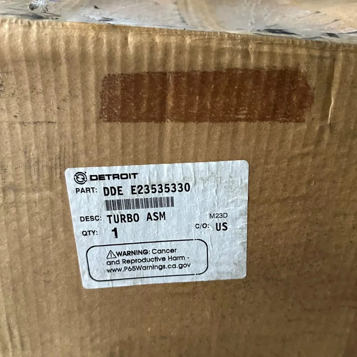 E23535330 Genuine Detroit Diesel Turbocharger - Truck To Trailer