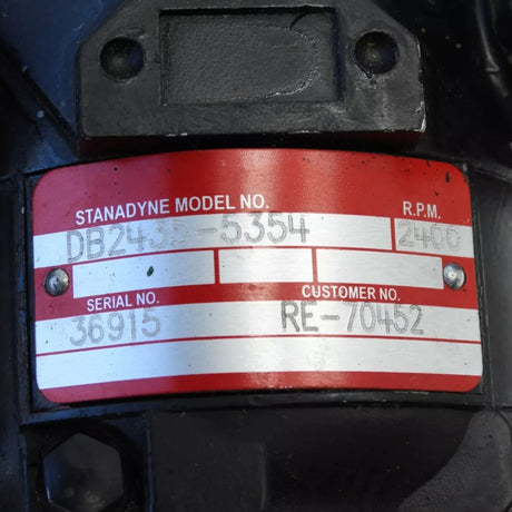 RE-70452 Genuine Stanadyne Injection Pump - Truck To Trailer