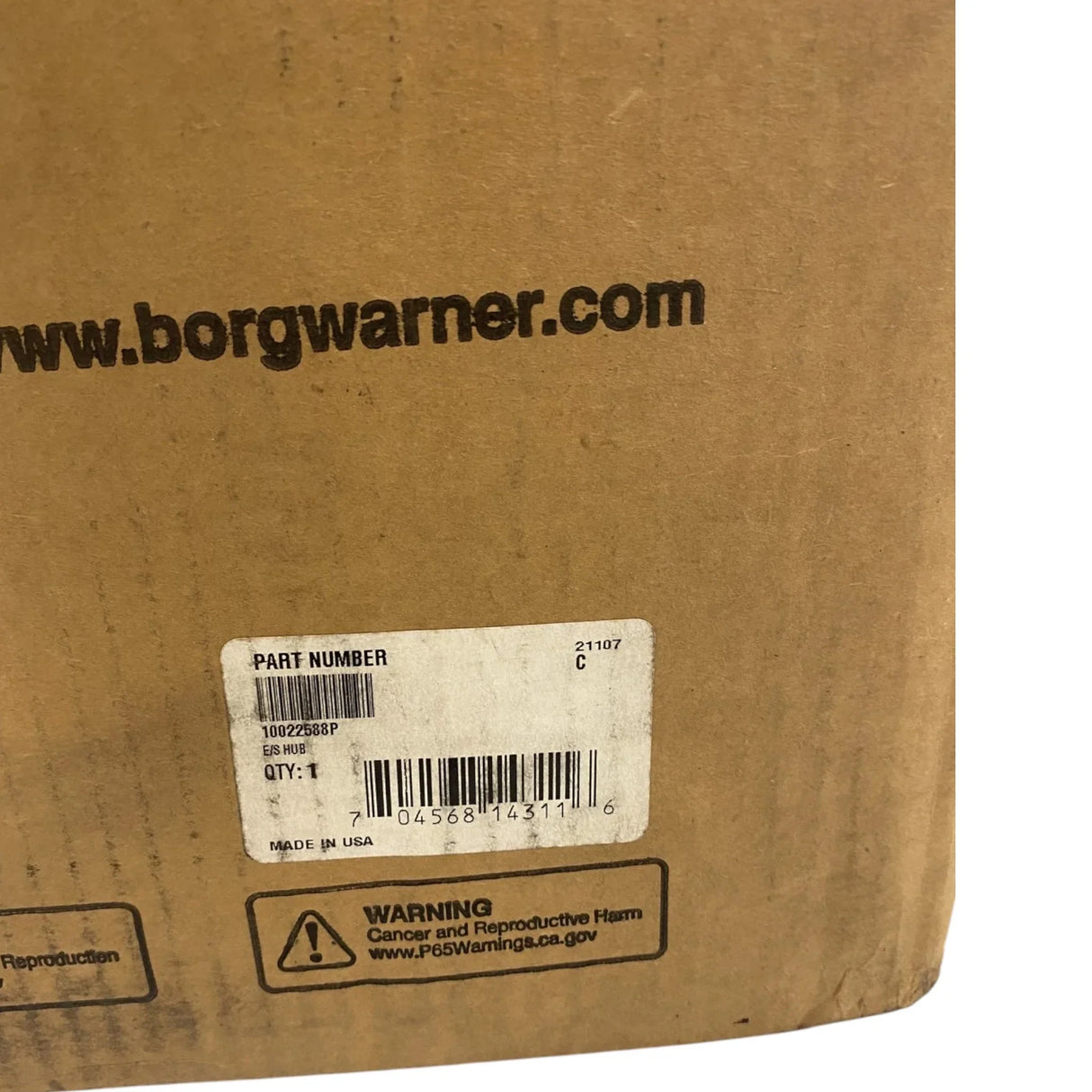 10022588 Genuine BorgWarner Fan Drive Pulley Hub - Truck To Trailer