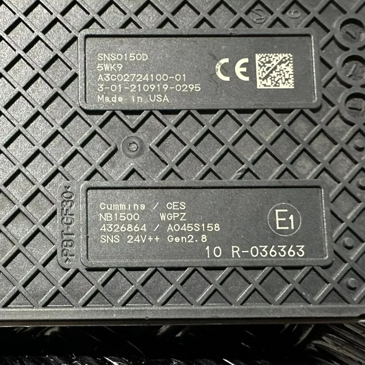 4326862RX Genuine Cummins Nox Nitrogen Oxide Sensor - Truck To Trailer