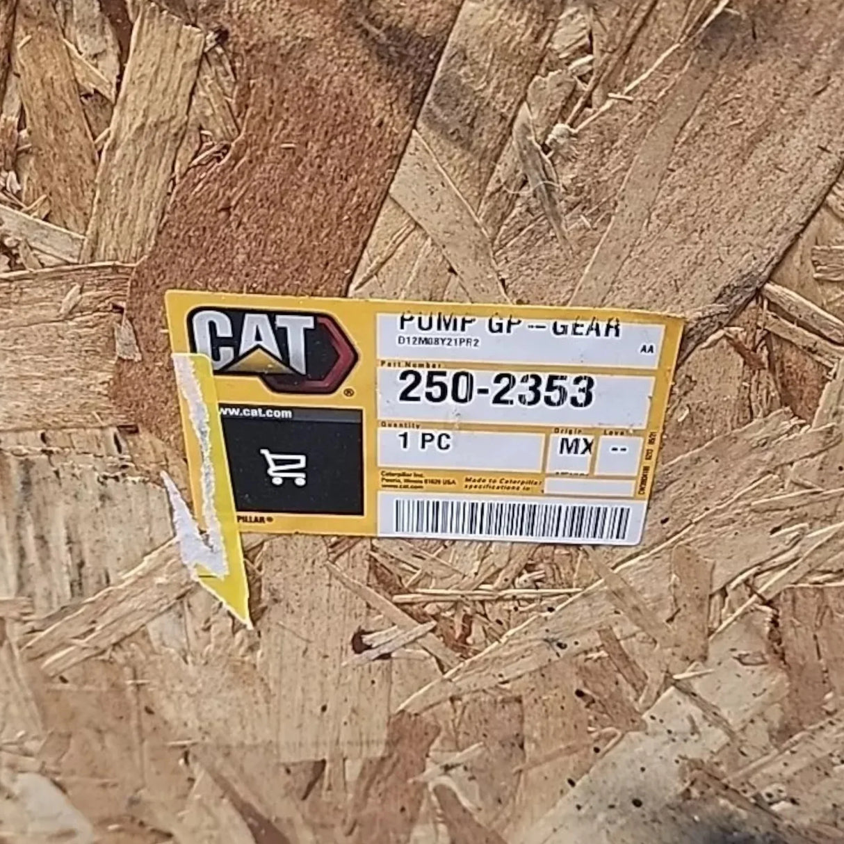 250-2353 CAT Double Section Counter Clockwise Basic Gear Pump - Truck To Trailer