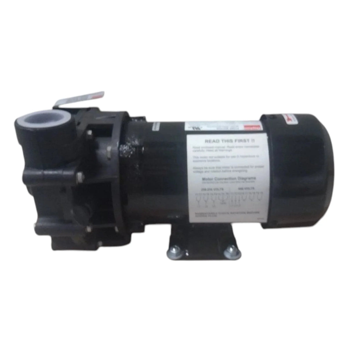 2YEV8A Dayton Head Centrifugal Pump 3/4 HP 208-230/460VAC 72 Ft Max - Truck To Trailer