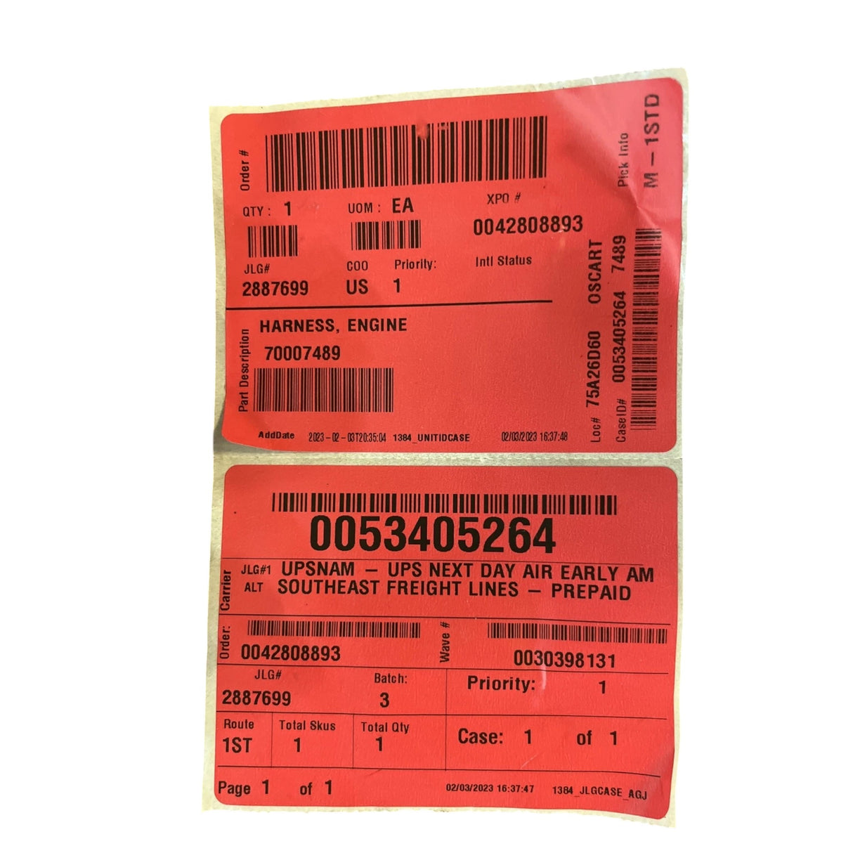 70007489 JLG Harness, Engine