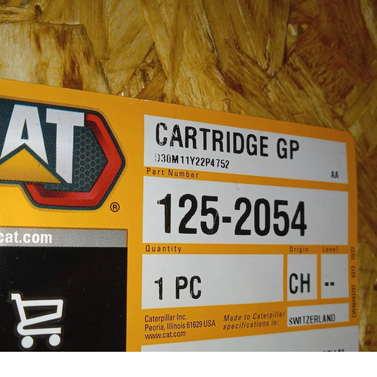 125-2054 Genuine CAT Turbocharger Cartridge - Truck To Trailer