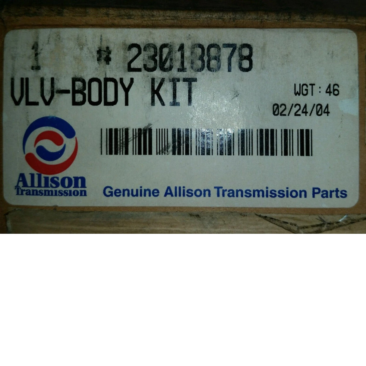 23018878 Genuine Allison Valve Body Kit