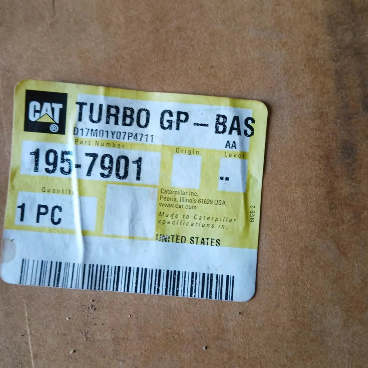195-7901 Caterpillar Turbocharger - Truck To Trailer