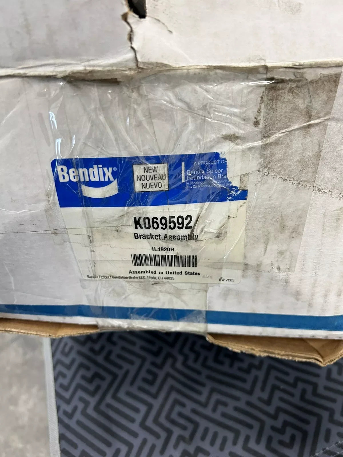 K069592 Bendix Bracket Assembly - Truck To Trailer