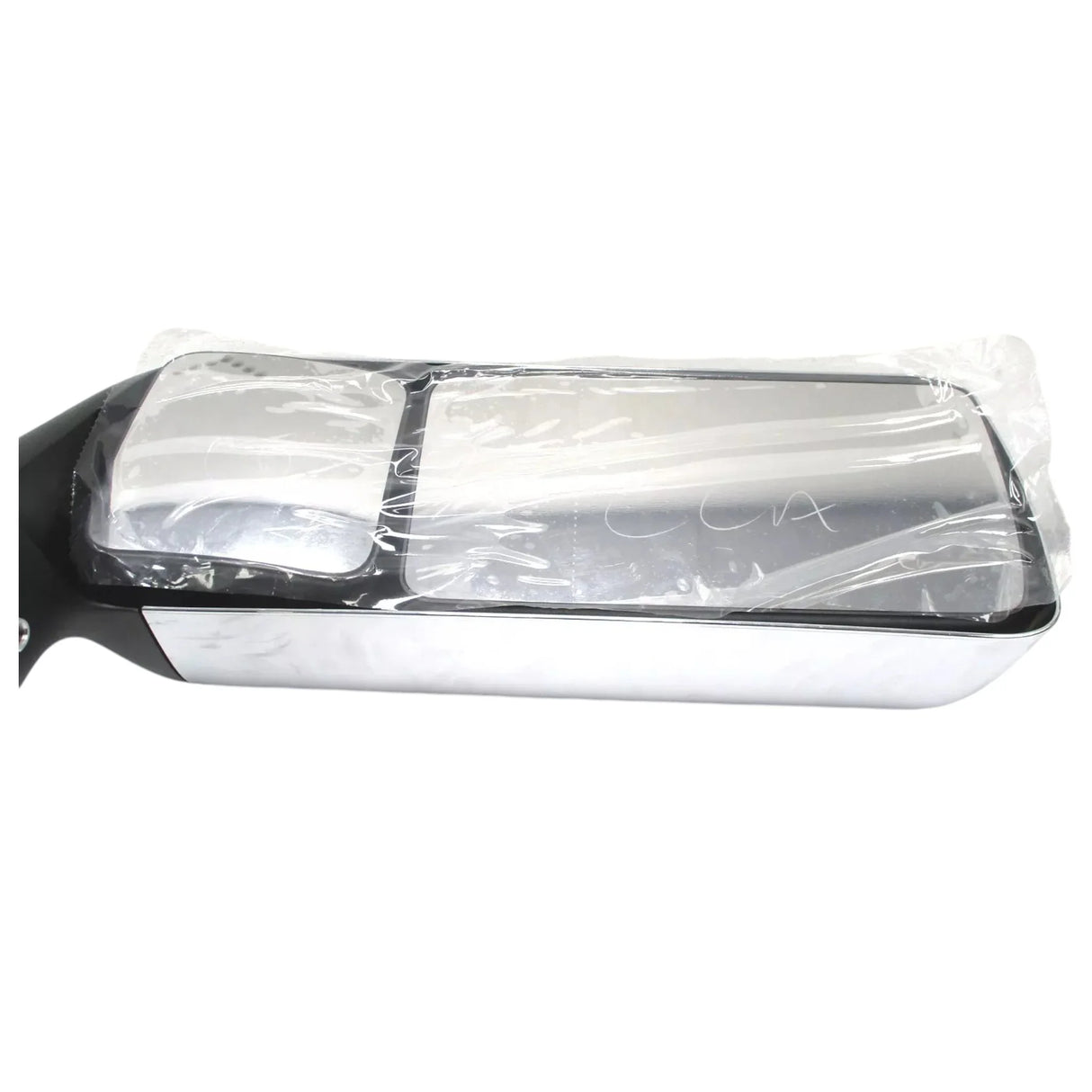 3766424C96 International LH Crome Rear View Mirror TS CB RMT AAT - Truck To Trailer