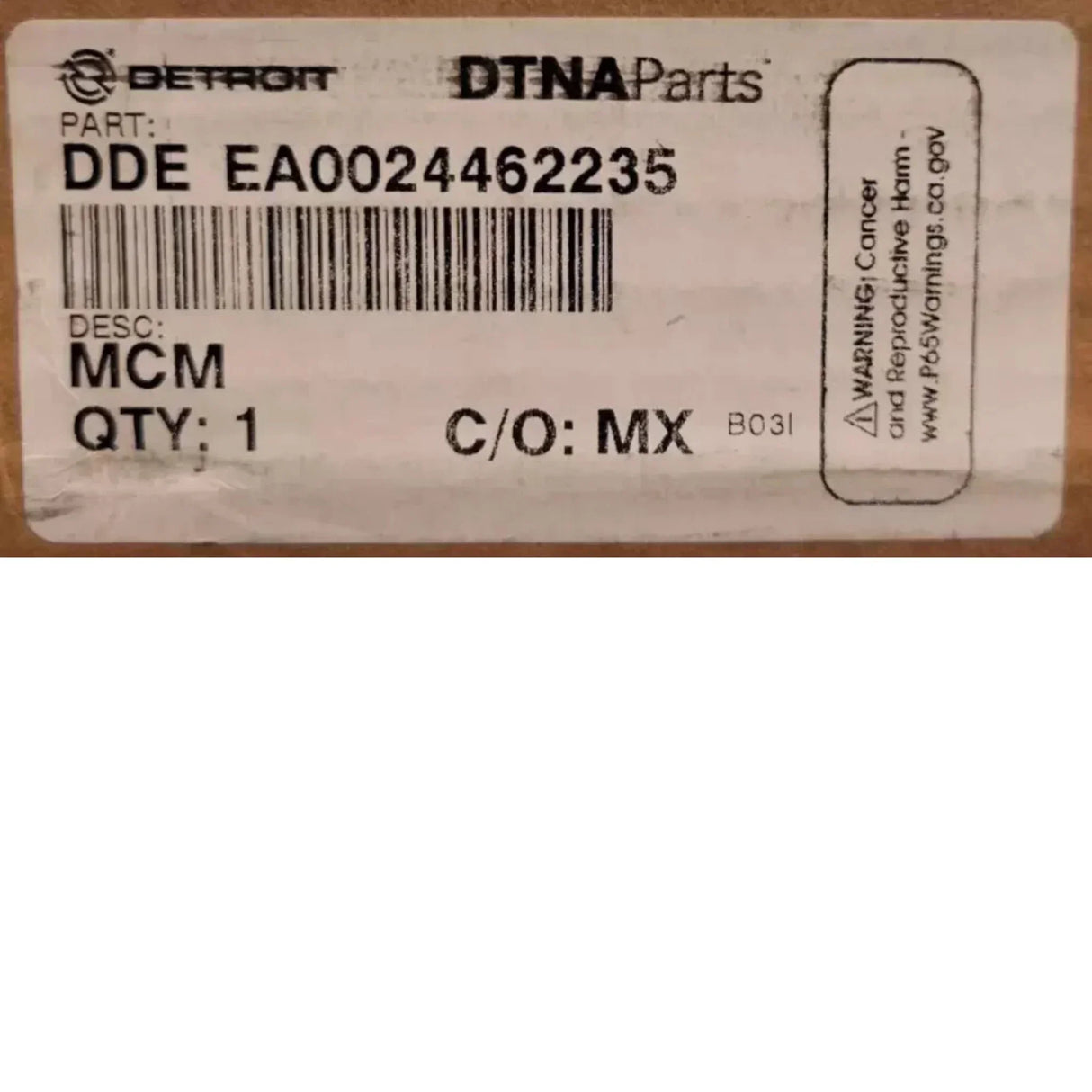 EA0024462235 Genuine Detroit Diesel ECM Electronic Control Module - Truck To Trailer