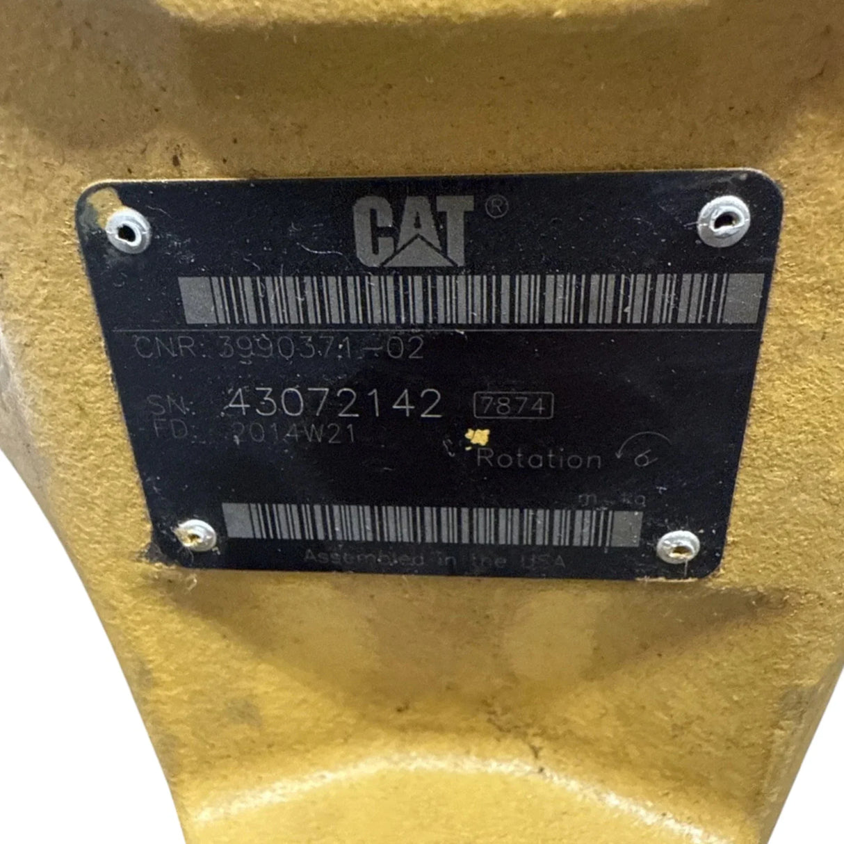 399-0371 Genuine CAT Hydraulic Piston Motor - Truck To Trailer