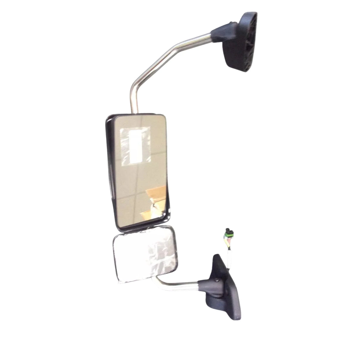 3778360C91 International LH Chrome Rear View Mirror 96 Body RMT HTD LTD AAT - Truck To Trailer