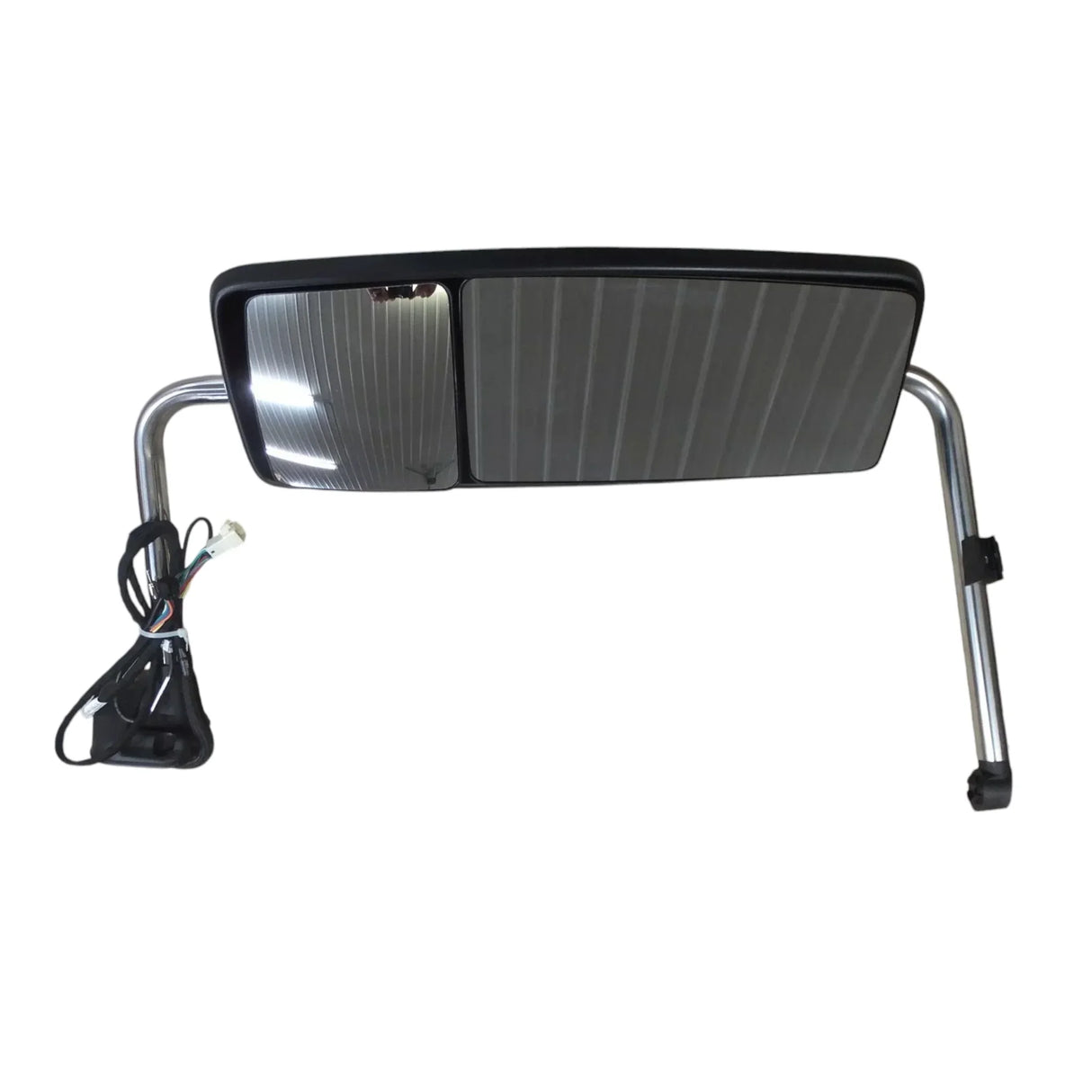 3757560C91 International Mirror Rear View Left Hand Aero Chrome HTD Power Clearance Light CB Radio - Truck To Trailer