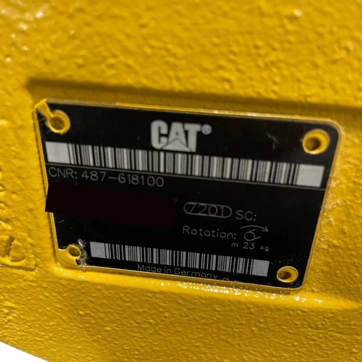 487-6181 Genuine CAT Hydraulic Axial Piston Pump - Truck To Trailer