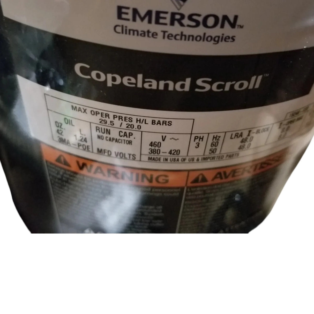 ZR42K5E-TFD-800 Genuine Copeland Scroll Compressor - Truck To Trailer