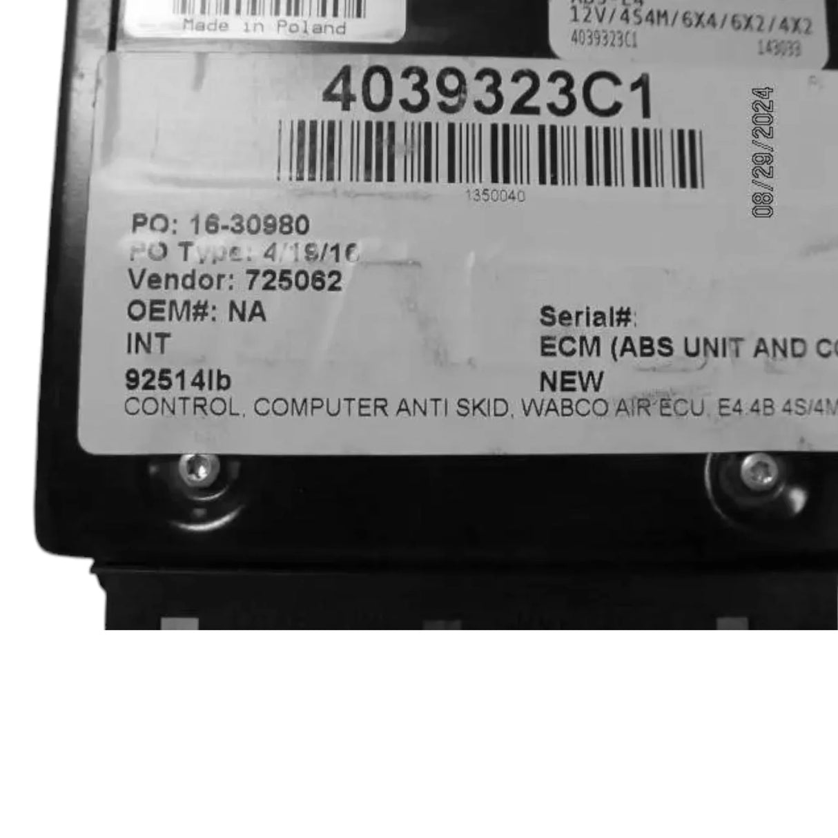 4460046410 Genuine Wabco ABS ECU Brake Control Module - Truck To Trailer