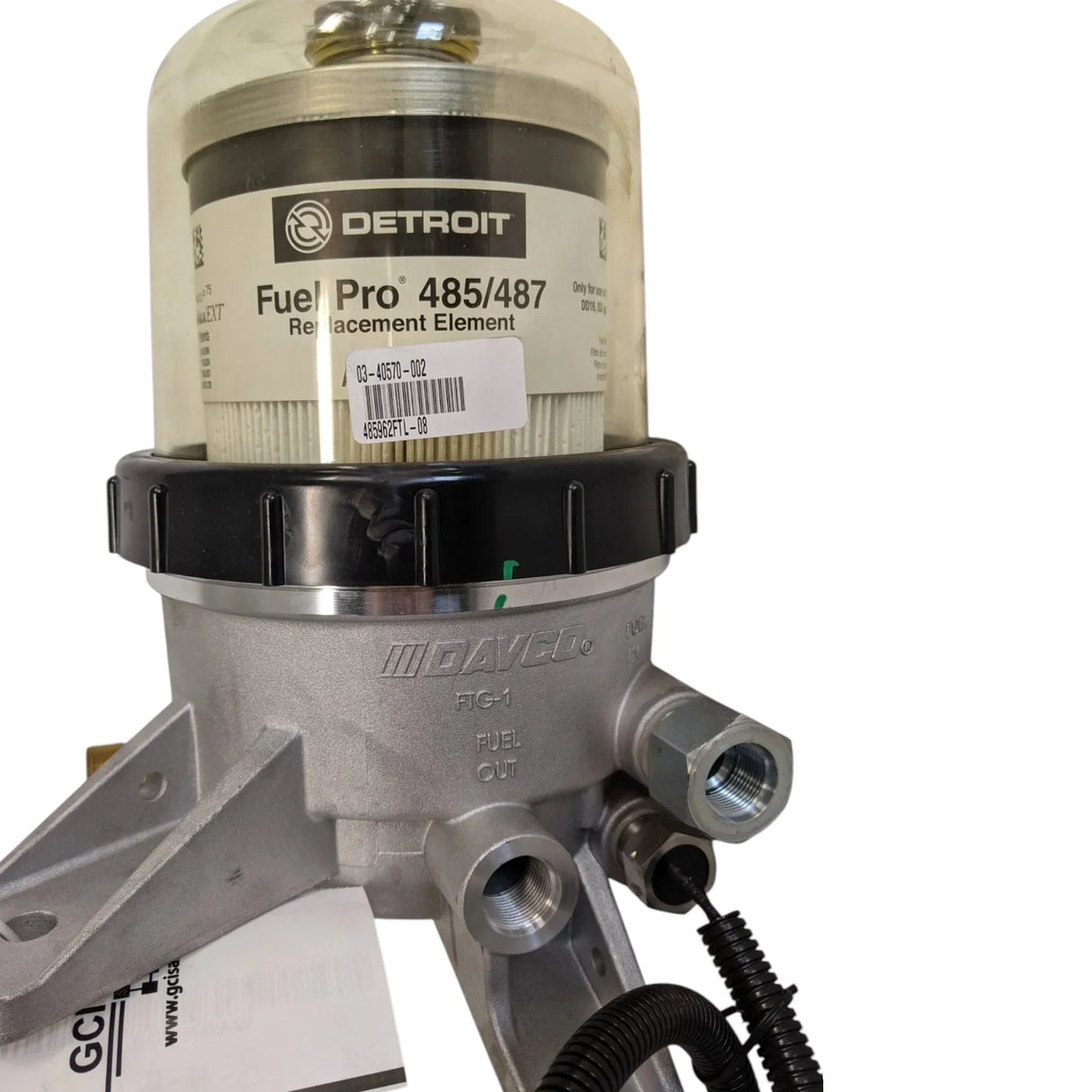 03-40570-002 Genuine Detroit Diesel Fuel Water Separator 485 - Truck To Trailer