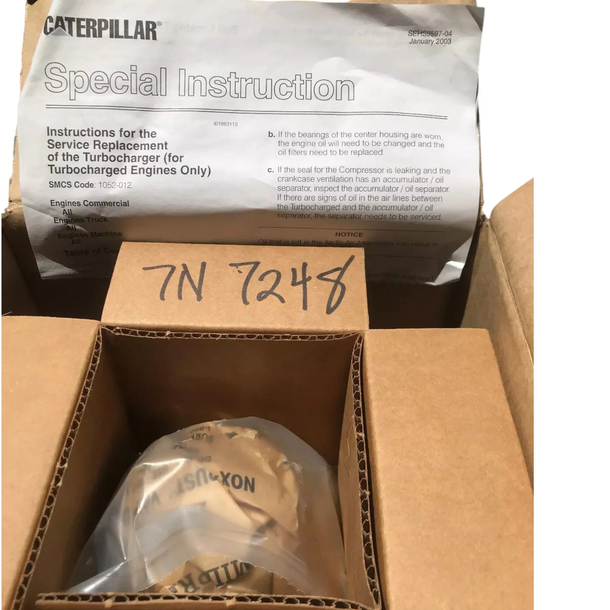 7N-7248 Caterpillar Cartridge G - Truck To Trailer