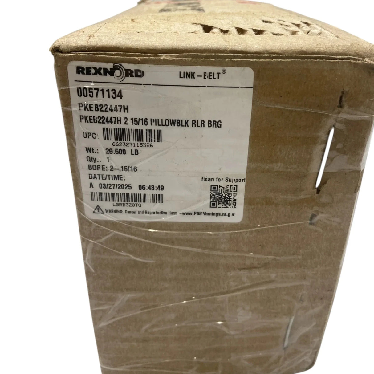 PKEB22447H Genuine Rexnord Roller Bearing - Truck To Trailer