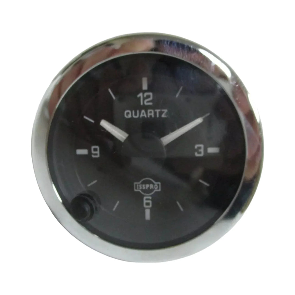 2588612C91 International Gauge Clock Analog Chrome Beze - Truck To Trailer