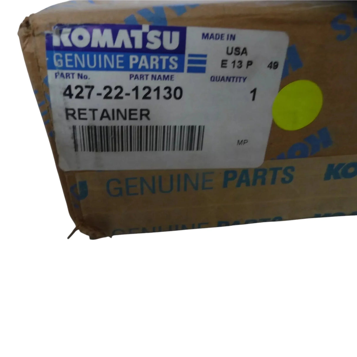 427-22-12130 Komatsu Retainer - Truck To Trailer
