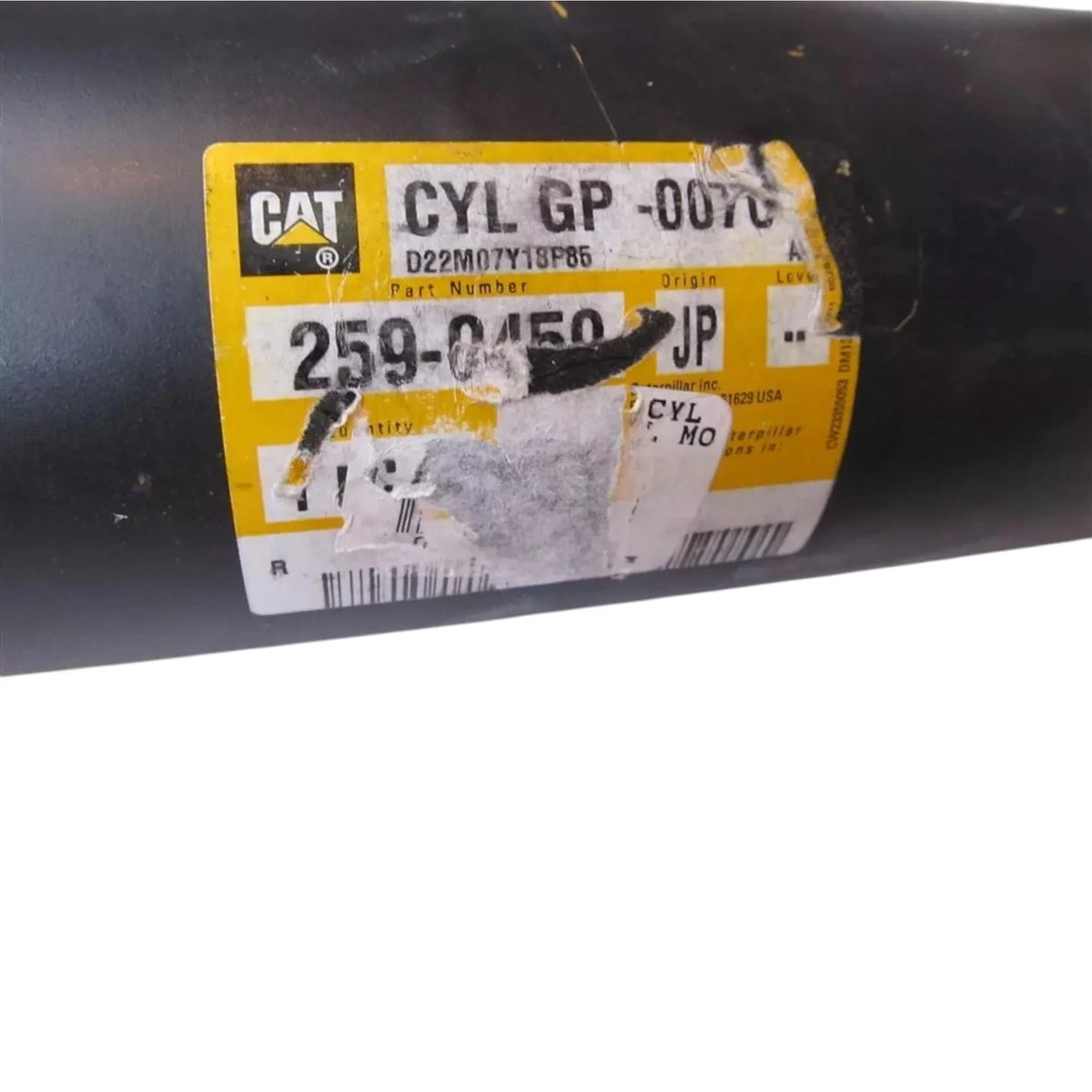 259-0459 Genuine Caterpillar Hydraulic Cylinder - Truck To Trailer